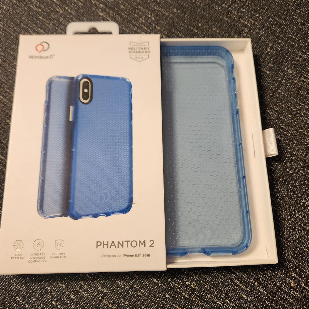Nimbus9 Phantom 2 Case for Apple iPhone 6.5 2018  Blue New